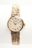 Lot 1080 - LADY'S GOLD RECORD DE LUXE WRIST WATCH the...