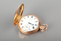 Lot 1563 - NINE CARAT GOLD FULL HUNTER 'THE ANGUS' POCKET...