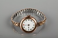 Lot 1598 - LADY'S NINE CARAT GOLD ROLEX WRIST WATCH the...