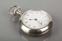 Lot 1607 - LARGE ELGIN OPEN FACED POCKET WATCH the dial...