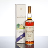 Lot 537 - THE MACALLAN 1976 18 YEAR OLD Single Highland...