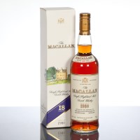 Lot 543 - THE MACALLAN 1980 18 YEAR OLD Single Highland...