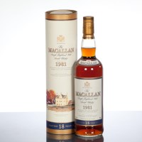 Lot 544 - THE MACALLAN 1981 18 YEAR OLD Single Highland...