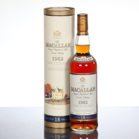 Lot 545 - THE MACALLAN 1982 18 YEAR OLD Single Highland...