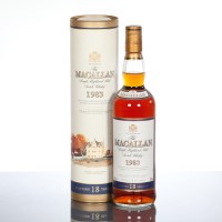 Lot 564 - THE MACALLAN 1983 18 YEAR OLD Single Highland...