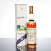 Lot 625 - THE MACALLAN 18 YEAR OLD 1973 Single Highland...