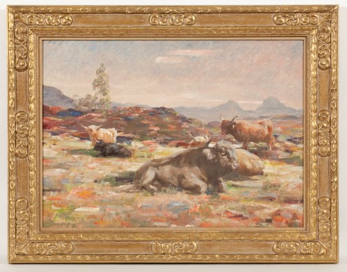 Lot 1444 - ANDREW DOUGLAS RSA (SCOTTISH 1870 - 1935),...