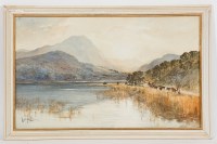 Lot 37 - THOMAS SWIFT HUTTON (1875 - 1935), CATTLE BY...