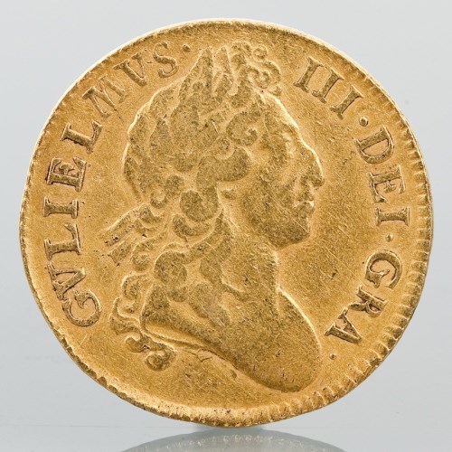Lot 1517 - WILLIAM III GUINEA DATED 1698 obverse with...