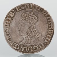 Lot 1519 - ELIZABETH I SILVER SHILLING approximately 5.3g,...
