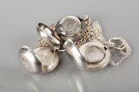 Lot 1533 - GROUP OF THREE SILVER SOVEREIGN CASES each...