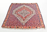 Lot 742 - THREE PERSIAN WOOL RUGS with colourful...