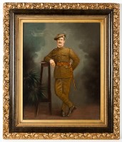 Lot 801 - SCOTTISH SCHOOL, A HIGHLANDER OFFICER oil on...