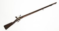 Lot 810 - GEORGE III FLINTLOCK MUSKET wit steel...