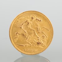 Lot 1503 - HALF SOVEREIGN DATED 1900