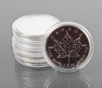 Lot 1511 - SIX SILVER CANADA FIVE DOLLAR COINS