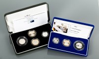 Lot 1514 - FOUR ROYAL MINT COLLECTORS PIEDFORT COIN SETS...