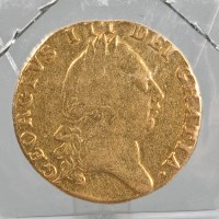 Lot 1518 - GOLD GUINEA DATED 1788