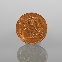 Lot 1529 - HALF SOVEREIGN DATED 1912