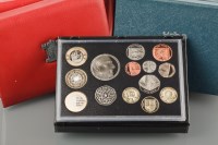 Lot 1532 - COLLECTION OF TEN ROYAL MINT CASED PROOF SETS...