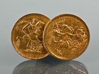 Lot 1544 - TWO VICTORIAN JUBILEE HEAD GOLD SOVEREIGNS...