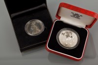 Lot 1552 - VICTORIAN 1887 DOUBLE FLORIN together with a...