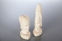 Lot 294 - PAIR OF EARLY 20TH CENTURY AFRICAN CARVED...