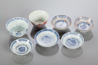 Lot 304 - COLLECTION OF CHINESE DISHES mostly in blue...