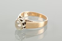 Lot 1659 - DIAMOND SOLITAIRE RING the brilliant cut...