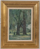 Lot 11 - * WILLIAM TIMMINS (1872-1959), TREES BY THE...
