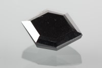 Lot 1806 - UNMOUNTED FANCY CUT BLACK DIAMOND of rhombic...