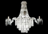 Lot 726 - LATE VICTORIAN MOULDED AND CUT GLASS THREE...