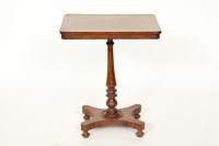 Lot 742 - WILLIAM IV ROSEWOOD PEDESTAL TABLE 72cm high,...