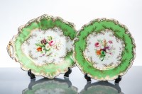 Lot 468 - MID-19TH CENTURY ENGLISH DESSERT SERVICE...