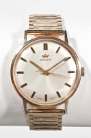 Lot 1570 - GENTLEMAN'S MARVIN WRIST WATCH c.1970, with...