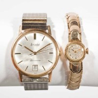 Lot 1571 - LADY'S ART DECO BULOVA WRIST WATCH the round...