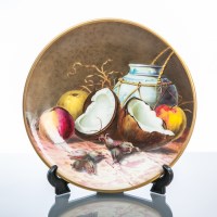 Lot 496 - LATE 19TH CENTURY ROYAL CROWN DERBY CABINET...