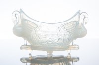 Lot 498 - LATE 19TH CENTURY SOWERBY OPALESCENT PRESSED...