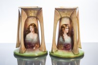Lot 524 - PAIR OF EARLY 20TH CENTURY GERMAN ROYAL BONN...