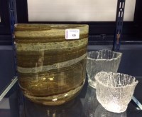 Lot 529 - LARGE 20TH CENTURY STUDIO GLASS VASE of...