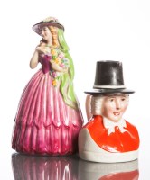 Lot 540 - TWO EARLY 20TH CENTURY GOSS CHINA FIGURES...