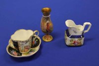 Lot 549 - 19TH CENTURY DRESDEN HELEN WOLFSOHN-STYLE CUP...