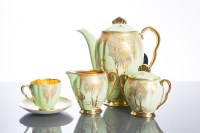 Lot 550 - ART DECO CARLTON WARE COFFEE SET decorated...