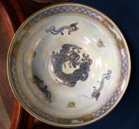 Lot 573 - WEDGWOOD 'DRAGON' LUSTRE BOWL pattern number...