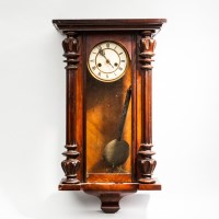 Lot 727 - LATE VICTORIAN VIENNA STYLE WALL CLOCK by HAC,...