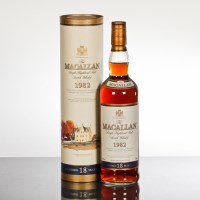 Lot 1069 - THE MACALLAN 1982 18 YEAR OLD Single Highland...