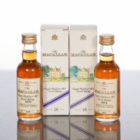 Lot 1156 - THE MACALLAN 1974 18 YEAR OLD MINIATURE 5cl,...