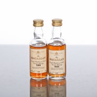 Lot 1159 - THE MACALLAN 1969 18 YEAR OLD MINIATURE 5cl,...