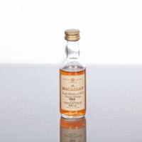 Lot 1160 - THE MACALLAN 1964 18 YEAR OLD MINIATURE 5cl,...