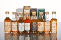 Lot 1161 - THE MACALLAN MINIATURE SELECTION (8) THE...